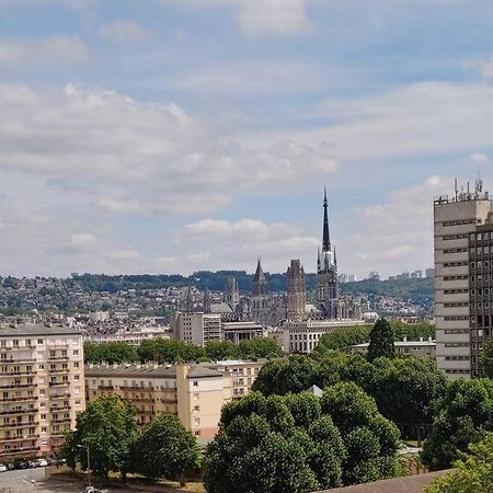 Spacieux F4 Avec Vue Panoramique Et 2 Places De Parking Rouen Bagian luar foto